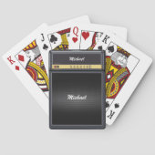 カスタムギターアンプミュージシャンズギタリストロック音楽 トランプ (裏面)