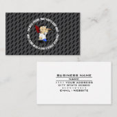 カスタムギターショップLuthier販売修理サービス 名刺 (正面/裏面)