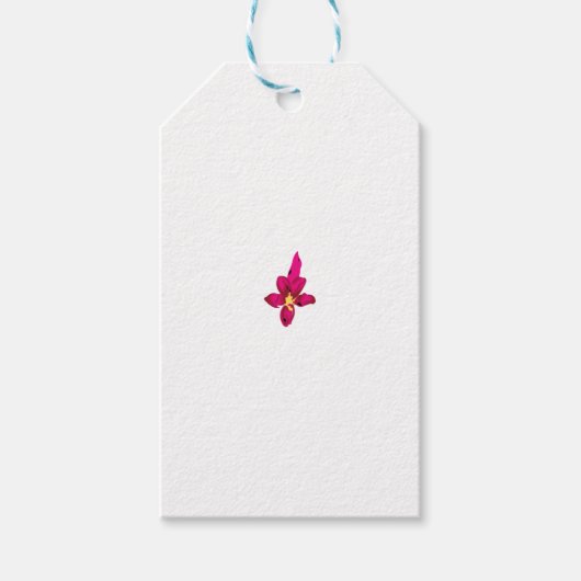 カスタムギフトタグ | エレガント、金属およびおもしろい ギフトタグ (正面)