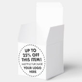 カスタムギフトボックス10個セット 25%OFF まとめ買い割引適用 フェイバーボックス (オープン)