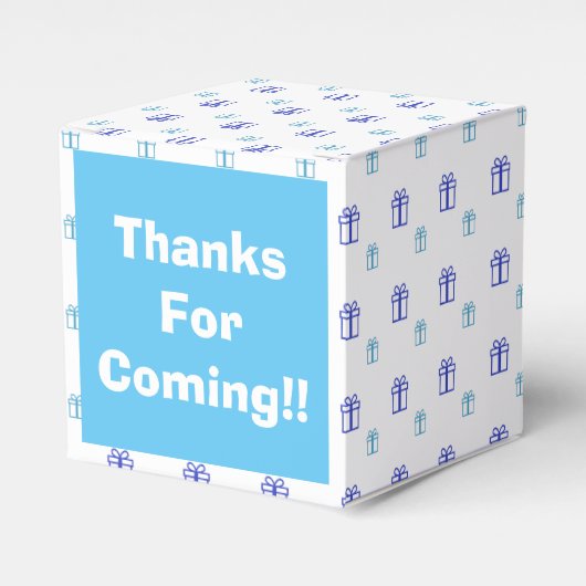 カスタムギフトボックス フェイバーボックス (正面サイド)