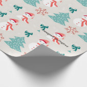 カスタムギフトラップフェスティバルラッピングデザイン ラッピングペーパー (角)