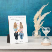 カスタムギフト友好引用文友好プリント フォトプラーク (側面)