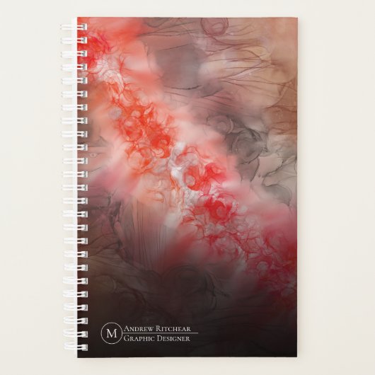 カスタムギフト名専門水彩事業 プランナー手帳 (正面)