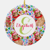 カスタムクッカファミリー セラミックオーナメント (裏面)