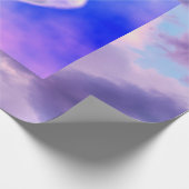 カスタムクラウドハートラップ紙 ラッピングペーパー (角)