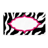 カスタムクラシックゼブララベル ラベル (正面)