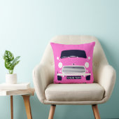 カスタムクラシックピンク古いブリティッシュミニカー クッション (椅子)