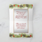 カスタムクラシックモダンシックハッピエスト シーズンカード (内部)