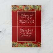 カスタムクラシックモダンシックハッピエスト シーズンカード (内部)