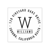 カスタムクラシック差出人住所 ラバースタンプ (インプリント)