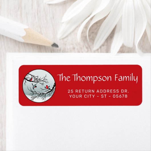 カスタムクラシック差出人住所 ラベル (インサイチュ)