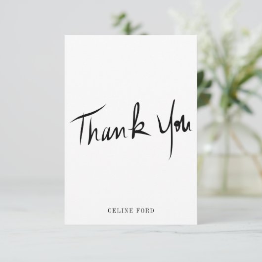 カスタムクラシック手絵を描ありがとう サンキューカード (スタンド正面)