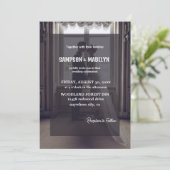 カスタムクラシック結婚式招待状 招待状 (スタンド正面)