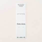 カスタムクラシック自立イヤリング表示カード (外部フラット)