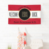 カスタムクラス懇親会ウェルカムバックバナー 横断幕 (インサイチュ)