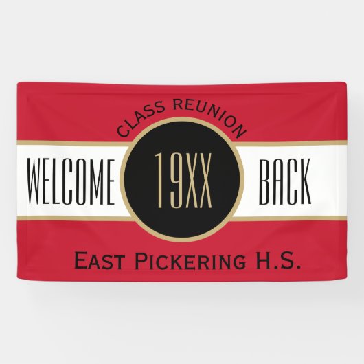カスタムクラス懇親会ウェルカムバックバナー 横断幕 (横)