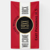 カスタムクラス懇親会ウェルカムバックバナー 横断幕 (縦)