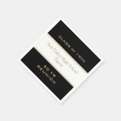 カスタムクラス懇親会パートタイムペーパーナプキン スタンダードカクテルナプキン (角)