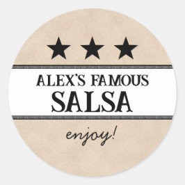 カスタムクラフトマーケットキャニングJAR製品ヴィンテージ ラウンドシール