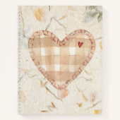 カスタムクリエイティブスクラップブッククラフト紙ハート ノートブック (正面)