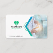 カスタムクリエイティブ医モダン療 名刺 (裏面)