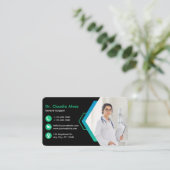 カスタムクリエイティブ医モダン療 名刺 (スタンド正面)