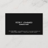 カスタムクリエイティブ名刺ユニーク- & はっきりした 名刺 (正面)