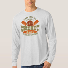 カスタムクリケットクラブリーグのスポーツ名番号 Tシャツ