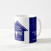 カスタムクリスチャンニューホームコーヒーマグ コーヒーマグカップ (正面右)