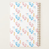 カスタムクリスチャン祈りの言葉記念ベビー プランナー手帳 (裏面)