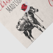 カスタムクリスマスおもしろいヴィンテージドンキーサンタハット 薄葉紙 (詳細)