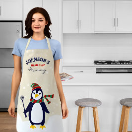 カスタムクリスマスにマッチ エプロン