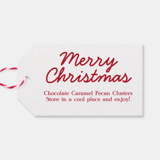 カスタムクリスマスのために自家製 ギフトタグ