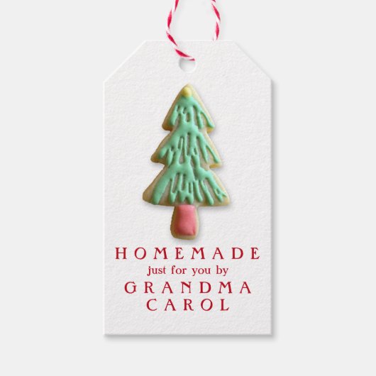 カスタムクリスマスのために自家製 ギフトタグ (正面)