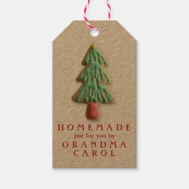 カスタムクリスマスのために自家製 ギフトタグ
