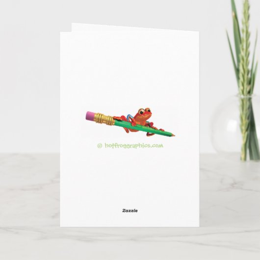 カスタムクリスマスのクリスマスカード「クリスマスに恋をして」 カード (裏面)