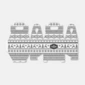 カスタムクリスマスのセーター黒いフェアアイルパターン フェイバーボックス (折り畳みなし)