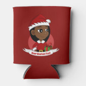 カスタムクリスマスの女の子の漫画はクーラー 缶クーラー (正面)