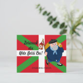 カスタムクリスマスの挨拶、Olentzero + Ikurriina: シーズンポストカード (スタンド正面)