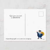 カスタムクリスマスの挨拶、Olentzero + Ikurriina: シーズンポストカード (裏面)