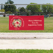 カスタムクリスマスの旗はイエス 横断幕 (インサイチュ)