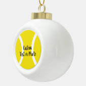 カスタムクリスマスの木のテニスボールオーナメント セラミックボールオーナメント (右)