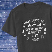 カスタムクリスマスをリストすいけなる可能性が最も高い Tシャツ