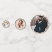 カスタムクリスマスカスタムテーブル写真紙吹雪 コンフェッティ (正面)