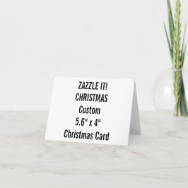カスタムクリスマスカード5.6インチx 4インチ空白のテンプレート シーズンカード