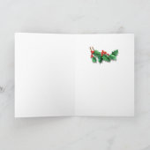 カスタムクリスマスカード「クリスマスに愛を込めて」 カード (内部)