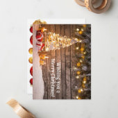 カスタムクリスマスカード ノートカード (正面/裏面インサイチュ)