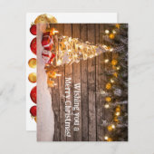 カスタムクリスマスカード ノートカード (正面/裏面)