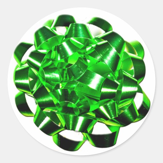 カスタムクリスマスカード ラウンドシール (正面)